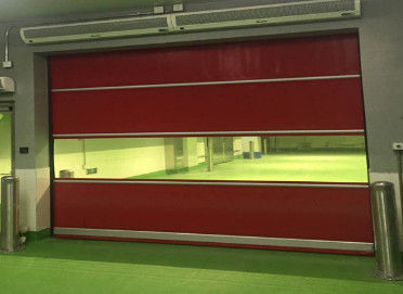 주문 내구성 PVC 산업용 고속 롤 업 도어 자동 청소 작업실 online manufacture