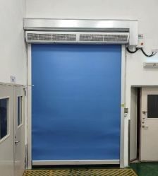 주문 상업용 안전 롤러 셔터 직물 커튼 빠른 동작 고속 PVC 문 online manufacture