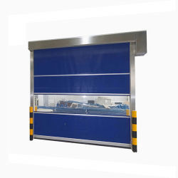 주문 산업용 PVC 고속 롤링 셔터 문, 자동 빠른 빠른 문 online manufacture