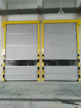 산업 시설용 자동 철도 고속 PVC 롤업 도어