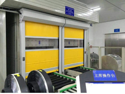 조립 라인 빠른 롤업 문 0.8m/S - 1.2m/s 작은 롤러 셔터 문