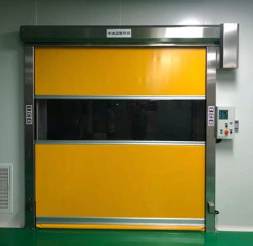 스테인레스 스틸 산업용 급속 롤업 도어 창고 물류용 ISO 9001