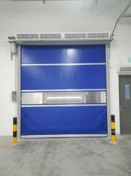 생산성 향상 PVC 고속 도어 2 M/s 개방 속도 1000-1500 고주파 개방